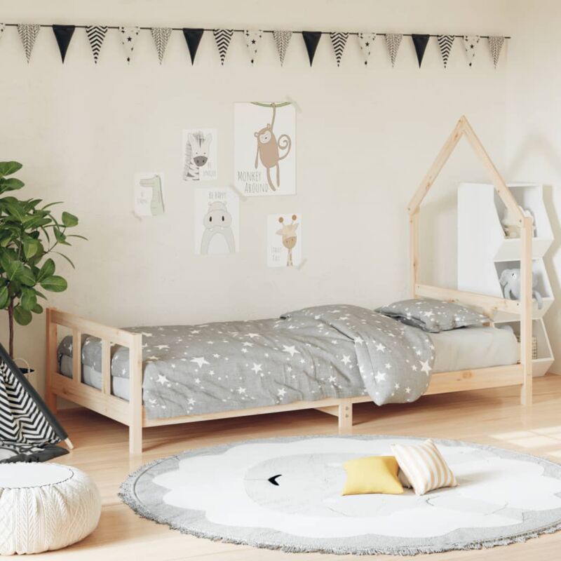 Lit enfant - 90x190 cm, Lit jeune, Lit enfants bois de pin massif des9128 DESIGN IN