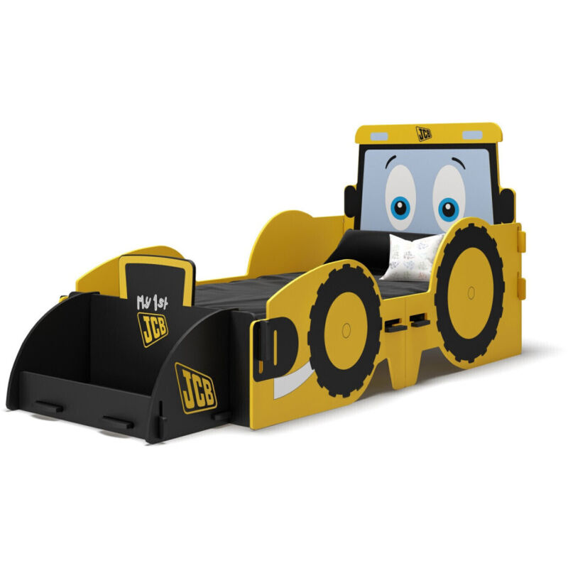 Kidsaw - Lit enfant à clipser - modèle tractopelle jcb - 70X140 cm