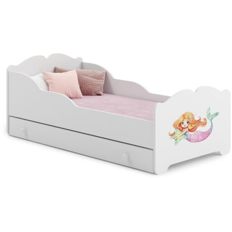 Lit enfant ANNA avec tiroir 70x140 Mermaid