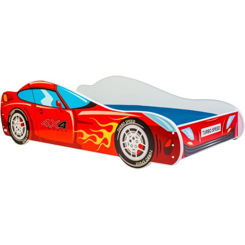 Lit enfant auto 4x4 140x70 - matelas