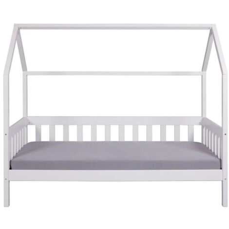 Lit Enfant Cabane "Pedro" 90x200cm Blanc