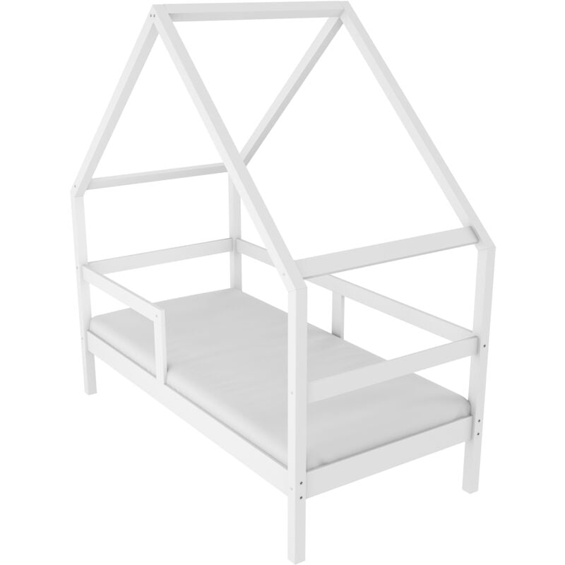 Bim Furniture - Lit enfant peak 160x80 cm pin blanc mat