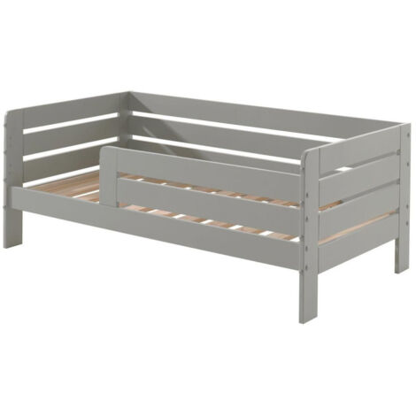 Lit Enfant & Sommier "Toddler II" 70x140cm Gris