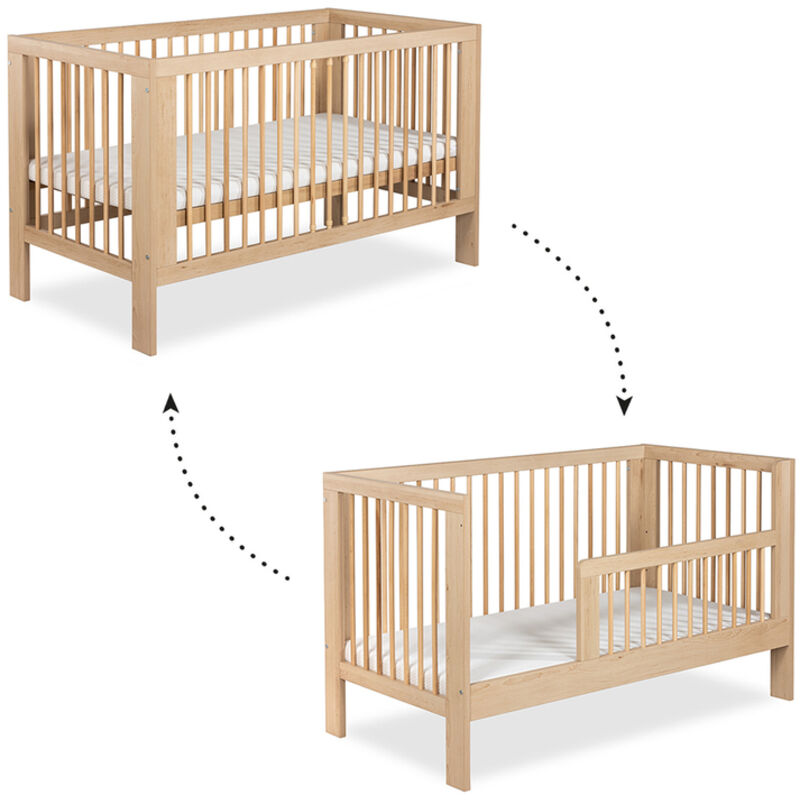 Lit évolutif 70x140 sommier inclus Littlesky by Klups Olivia Bois
