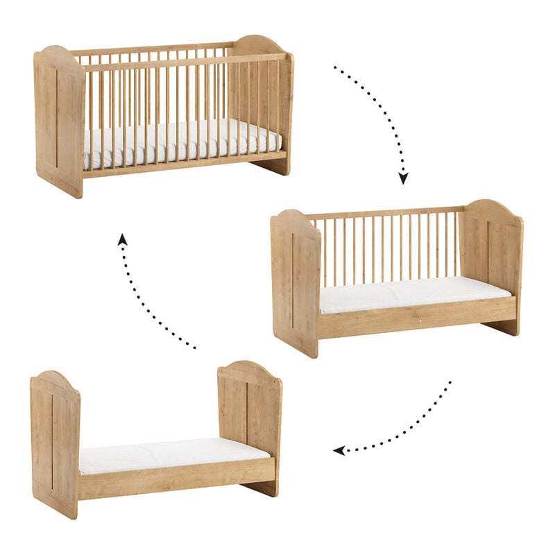 Lit évolutif 70x140 VOX Megeve Bois