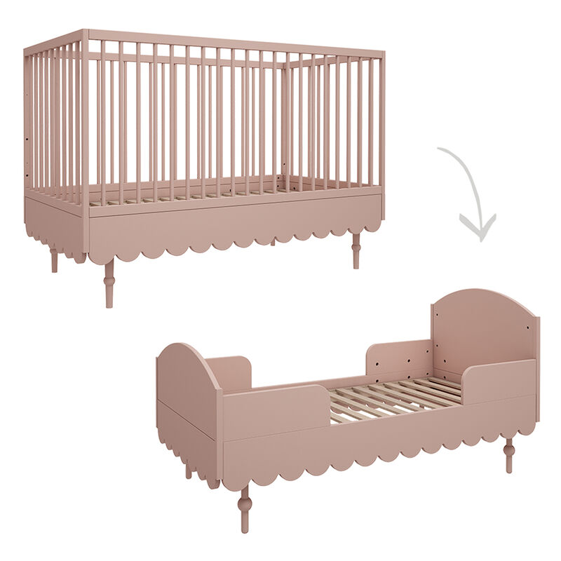 Lit évolutif 70x140 Wood Luck Babushka Rose