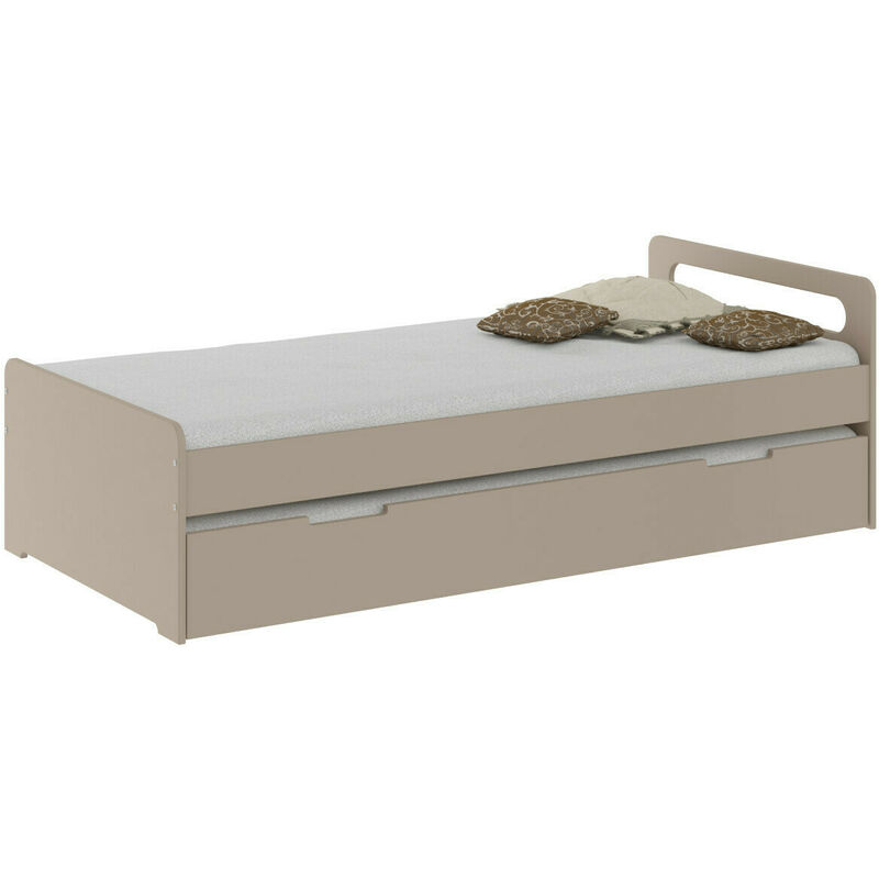 Akiten Retail - Lit gigogne Louna Lin 90x190 cm - Lin