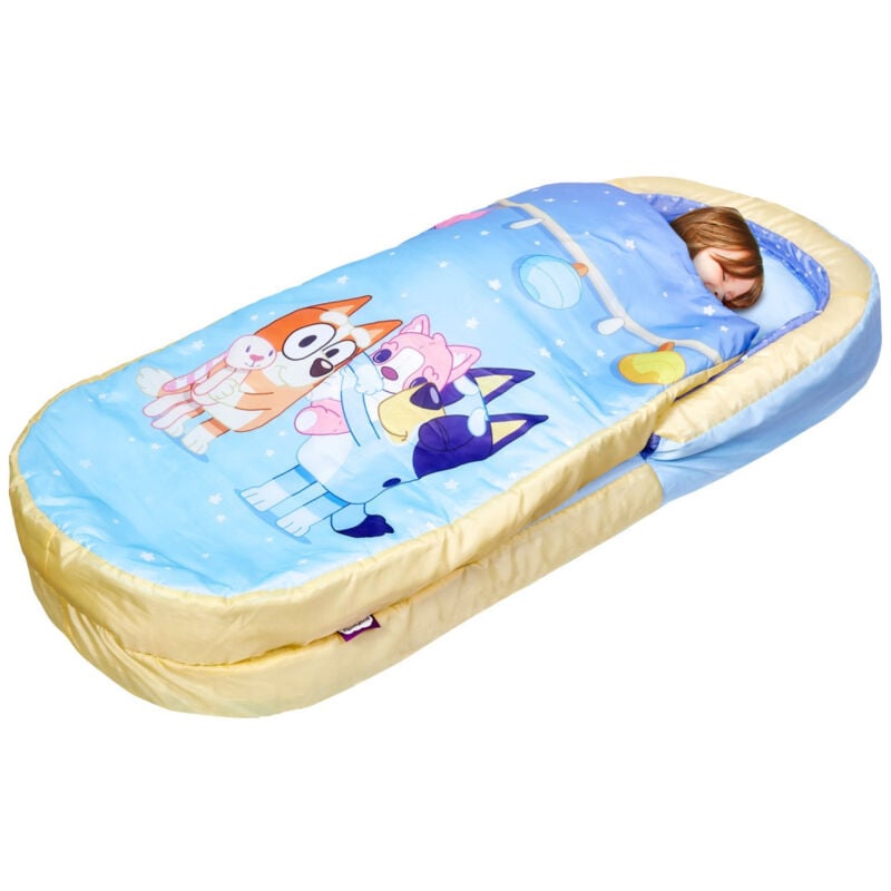 Lit gonflable 2 en 1 avec sac de couchage intégré - Bluey ready bed
