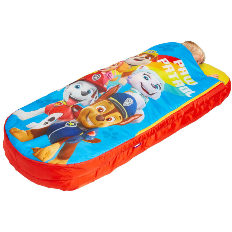 Character World - Lit gonflable 2 en 1 avec sac de couchage intégré Pat'Patrouille Ready Bed