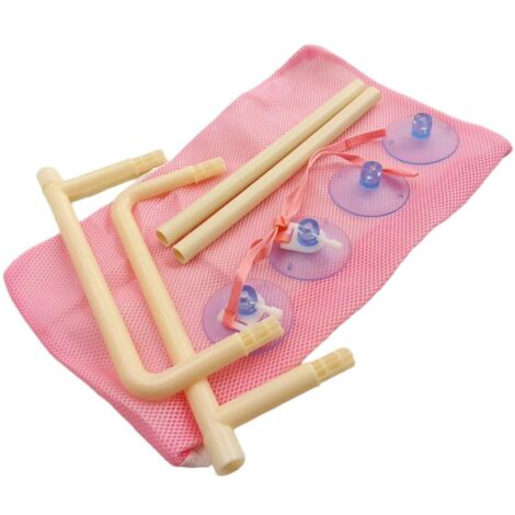 Lit hamac suspendu pour chat rose