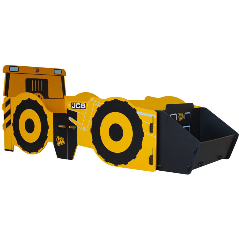Kidsaw - Lit junior à clipser modèle tracteur jcb - couchage 90x190