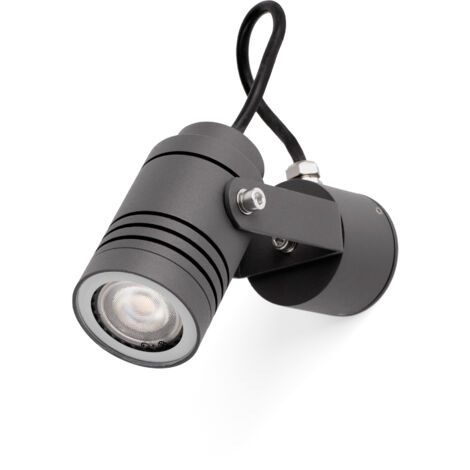 LIT Lámpara proyector gris oscuro