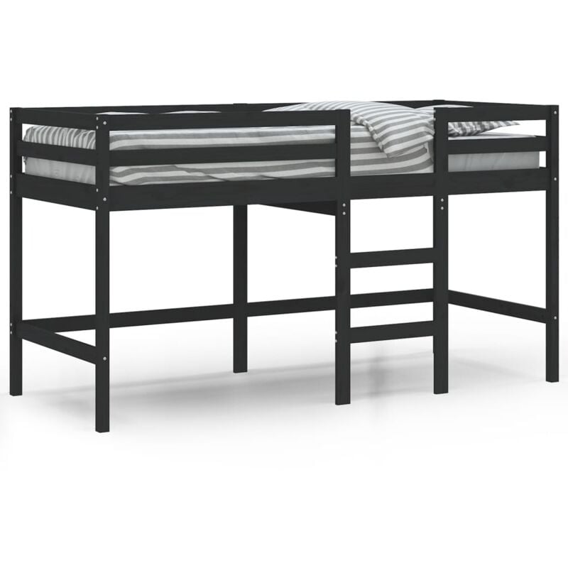 Vidaxl - Lit mezzanine enfants échelle 90x190 cm bois pin massif
