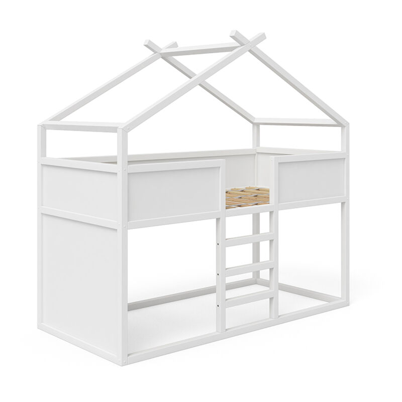 Lit mezzanine MERLIN - Lit avec aire de jeux, lit pour enfant, bois - Vitalispa