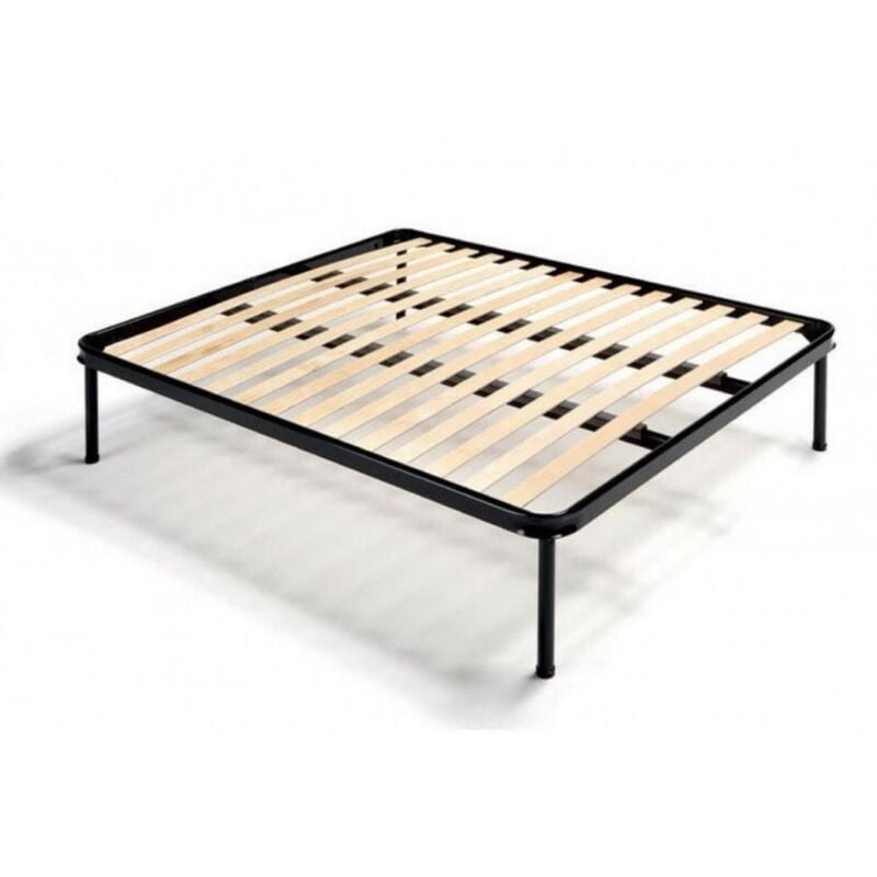 Lit Orthopédique Double Flexac avec Lattes en Bois de Hêtre 160x190 cm