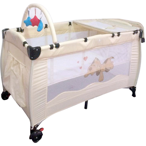 Roues Avec Frein Avec Jouets Fonction 3 En 1 Pour Bebe De 0 A 3 Boite A Musique Flash Table A Langer Sac Sur Cote Goplus Lit Parapluie Bebe Pliable Et Portable