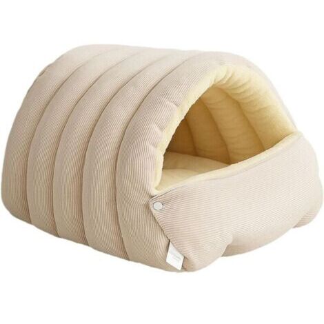 Lit pour Animal e Compagnie - Cabane Hiver Amovible Panier Mignon pour Chat,pour Chaton Animal Intérieur Salon Chambre Balcon Appartement Maison