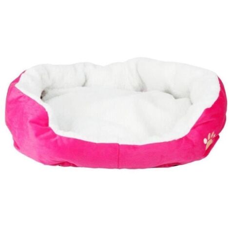 Lit pour animal - OHP - Panier Coussin - 46x43x12cm - Rose - Pour chien et chat