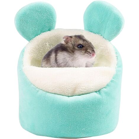 Lit pour animaux de compagnie Lit de hamster chaud d'hiver (vert)-Fei Yu