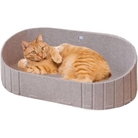 Lit pour animaux de compagnie pour petits chiens lit en fourrure