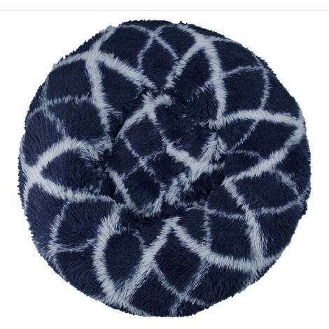 Lit pour Chat, Coussin Moelleux, Doux Lavable pour Chats Chiens (Bleu Marine, 40cm), Ensoleillé