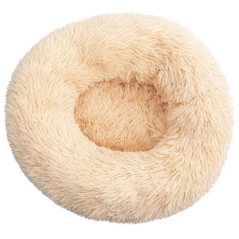 Lit pour Chat, Coussin Moelleux, Doux Lavable pour Chiens Chats (Abricot, 70 cm), Ensoleillé