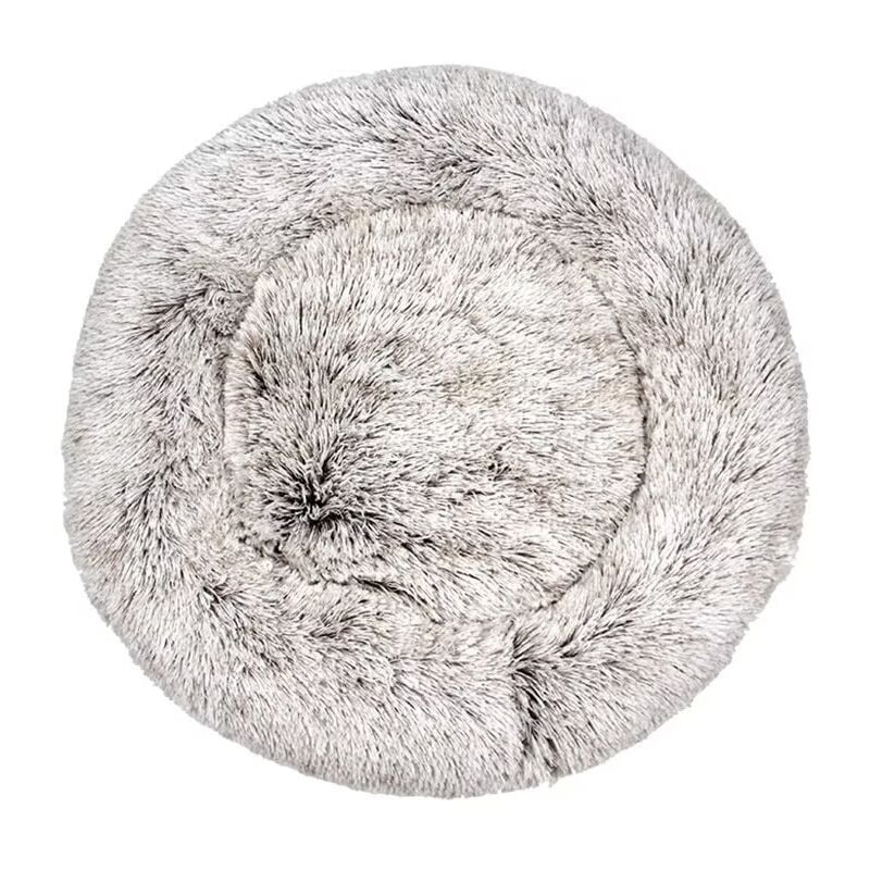 Lit pour chat, coussin moelleux, doux lavable pour chiens chats (dégradé marron, 40 cm), Ensoleillé