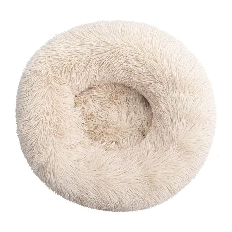 Lit pour Chat, Coussin Moelleux, Doux Lavable pour Chiens Chats (Marron Clair, 50 cm), Ensoleillé