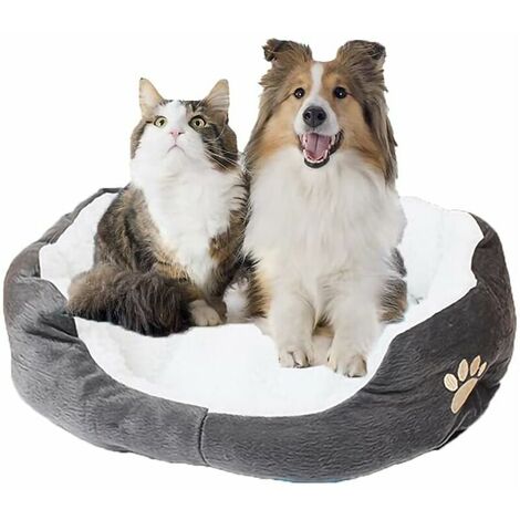 Lit pour chien 405012cm canapé pour chien nid pour animaux de compagnie chien coussin chiens chats panier pour chatons chiots Imperméable, gris，Fonepro