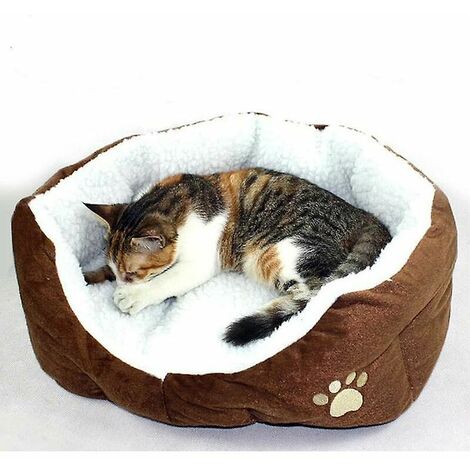 Lit pour chien cachemire chauffant pour chien chat maison chenil chiot tapis hiver chaud chat nid canapé coussin
