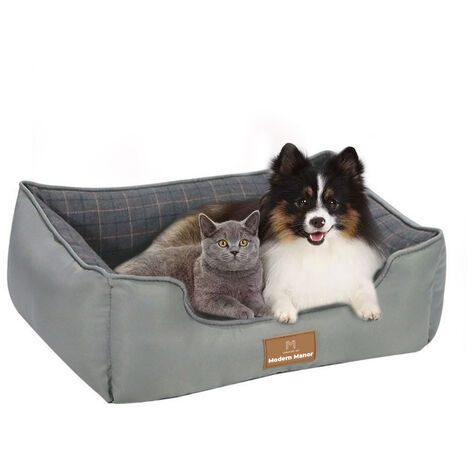 Lit de luxe pour chien DOG BASKET gris taille M - Roolf Living