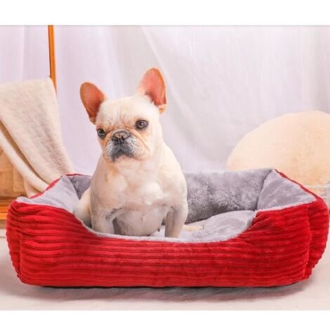 Lit pour chien et chat Modèle - 60x45x15 cm - Doux et chaud - Intérieur
