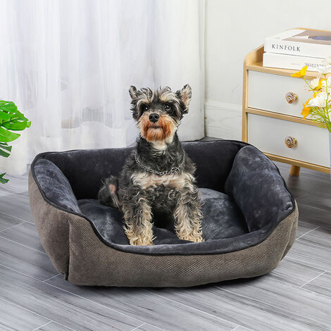Lit de luxe pour chien DOG BASKET gris taille M - Roolf Living