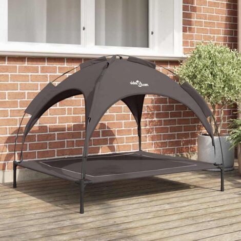 Lit pour Chien Marron xl Acier vidaXL