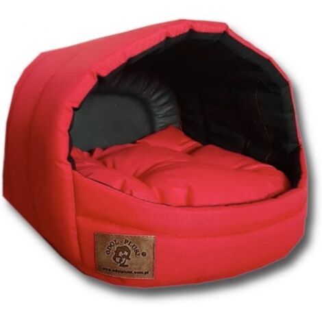 Lit pour chien - petit chien - parc - lit pour chien - 45 x 49 x 36 cm - rouge - lit pour chien - lit pour chien