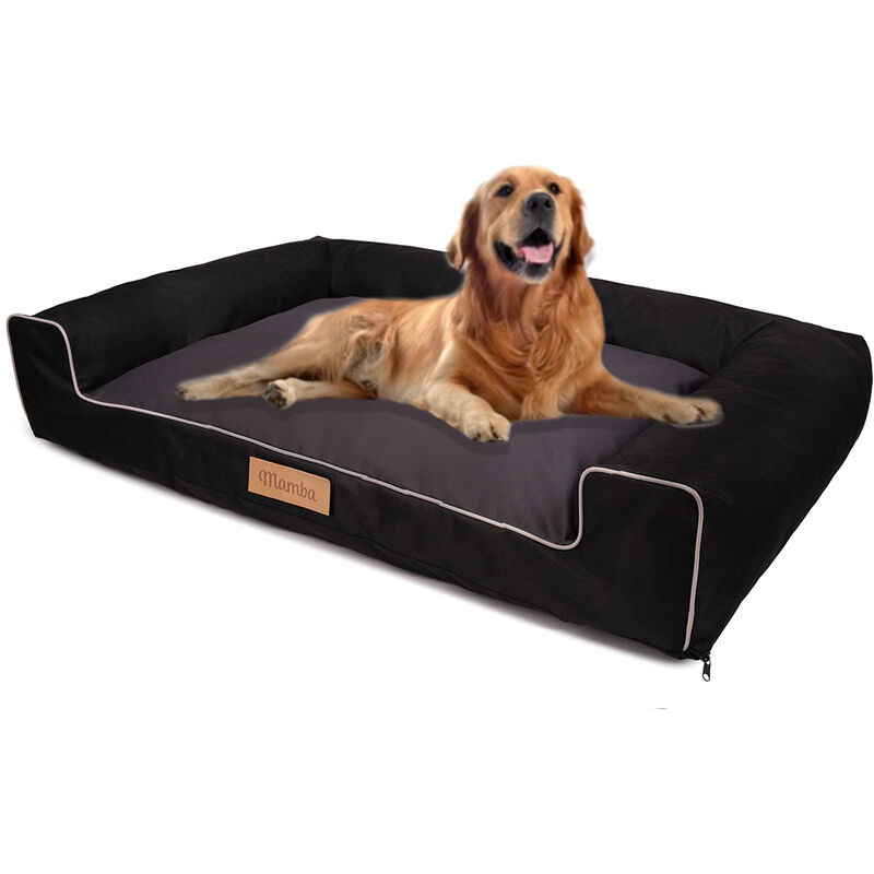 Lit pour chien Petsen noir et gris grande taille xxl