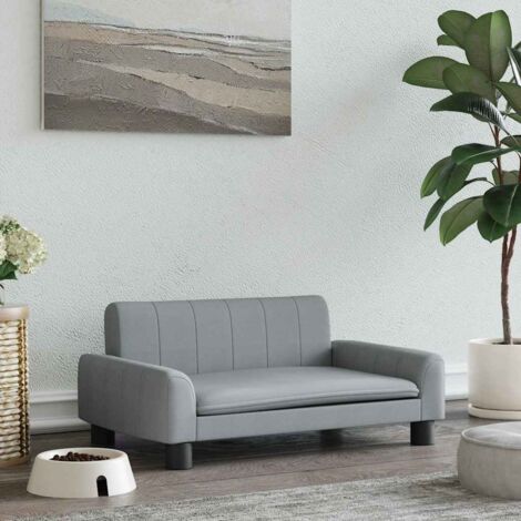 DESIGN IN gris clair 70x45x30 cm tissu vidaXL