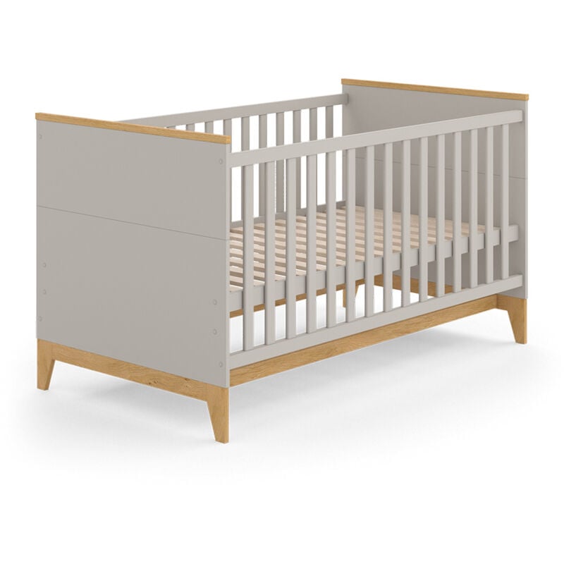 Lit de chambre Malia, Chêne cachemire, 143.2 x 81 cm Vitalispa