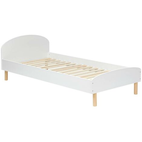 ATMOSPHERA CRÉATEUR D'INTÉRIEUR Lit Enfant Simple Sweetie 90x190 Blanc - Atmosphera For Kids