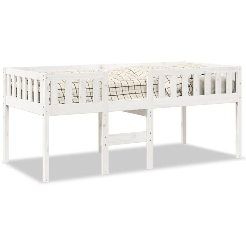 Vidaxl - Lit pour enfants sans matelas blanc 90x200cm bois de pin massif