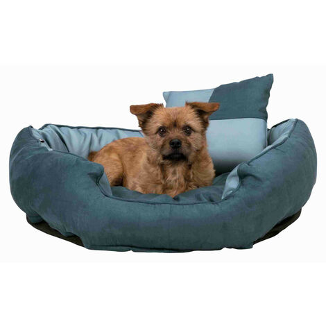 Lit réversible Basko 60 x 50 cm pour chien couleur bleu - Trixie - Multicolor