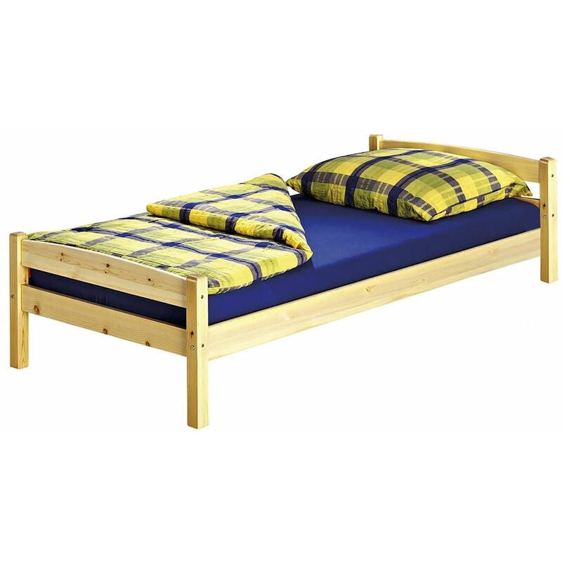 Idimex - Lit en pin FELIX-2, 90 x 190 cm, vernis naturel