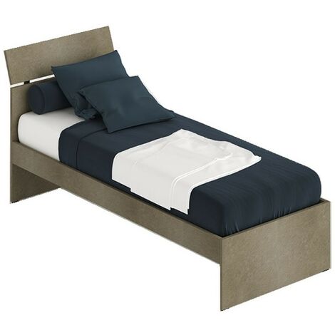 Lit simple en frêne Argilla pour chambre 200x85xh98 cm