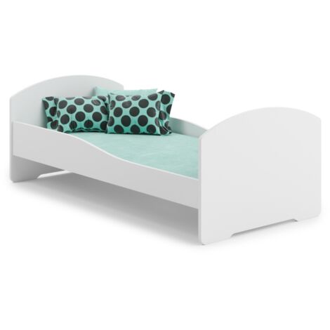 Lit simple Luk 80x160 avec matelas sommier