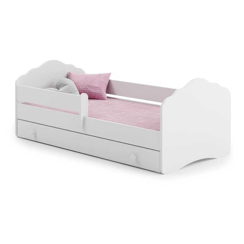 Lit simple Wave 140x70 avec balustrade