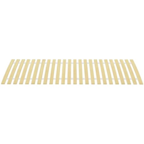 Lit simple，Lit Adulte，Latte de rechange pour sommier avec 24 lattes 80 x 200 cm CFW154985