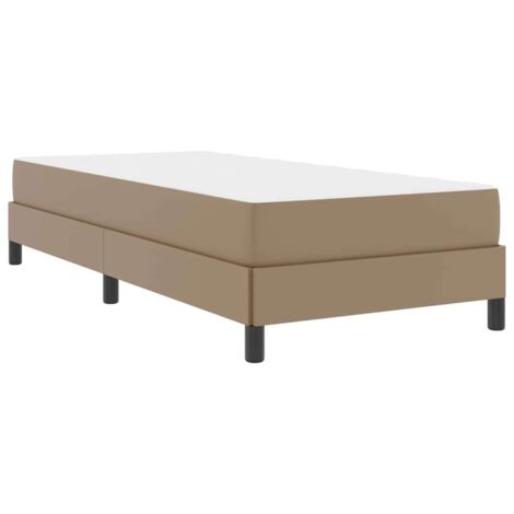 Lit simple，Lit adulte，Lit Autre Cappuccino 80 x 200 cm Faux cuir