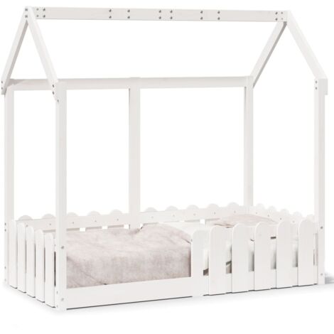 Lit Simple，Lit enfant，Cadre de lit d'enfants forme de maison sans matelas 70x140 cm CFW7189521