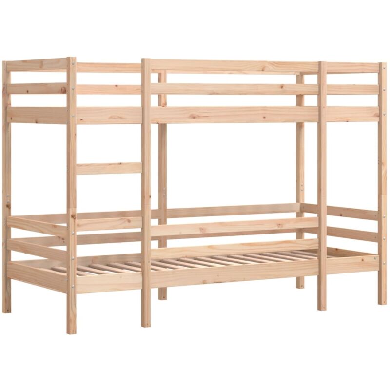 Vidaxl - Lit superposé sans matelas 90x200 cm bois de pin massif