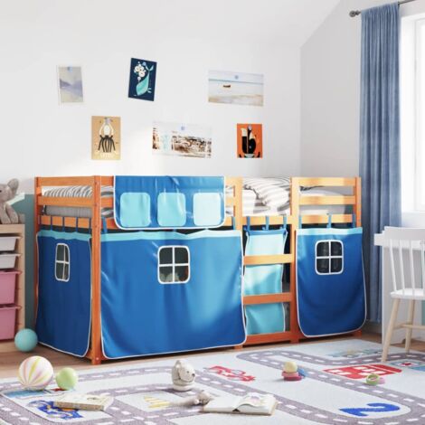 Lit superposé sans matelas 90x190 cm bois de pin massif vidaXL